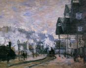 克劳德 莫奈 : Saint-Lazare Station, the Western Region Goods Sheds